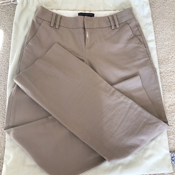 Banana Republic cream/light brown suit pants - Picture 3 of 3